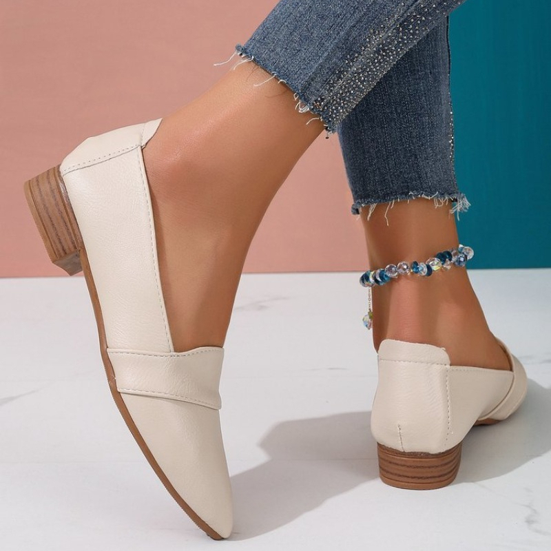 スリッポンシューズ レディース フラットシューズ 無地 ポイ - Sandals のレビューと価格