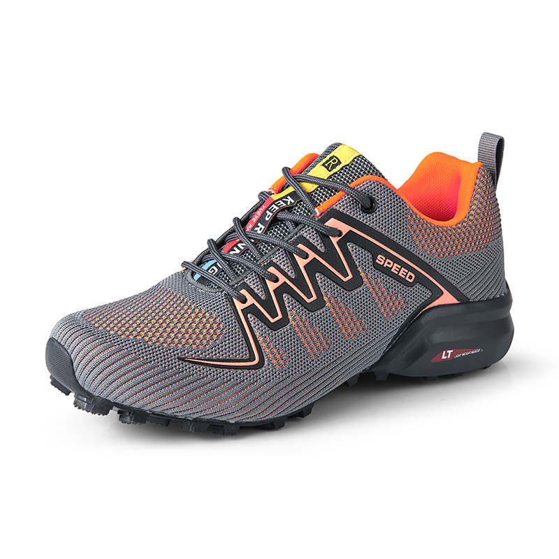 MTB サイクリングシューズ zapatillas cicl - Knit Fabric Lace Up Sneakers のレビューと価格