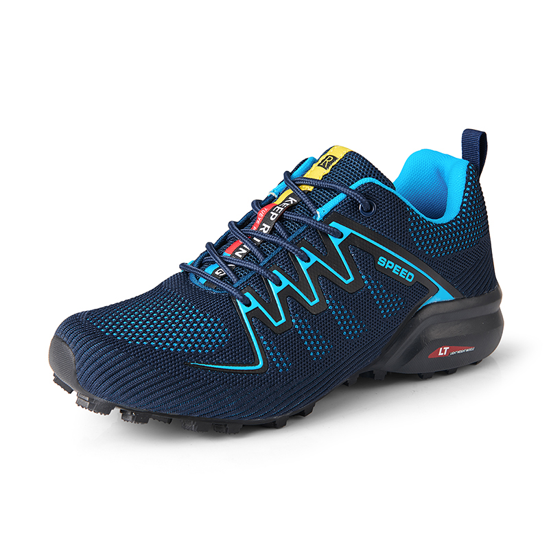 MTB サイクリングシューズ zapatillas cicl - Knit Fabric Lace Up Sneakers のレビューと価格