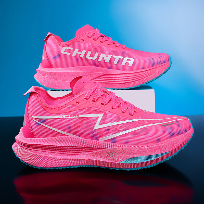超軽量カーボンプレートレーシングシューズ 通気性メッシュ 衝 - Carbon Plate Marathon Racing Shoes のレビューと価格