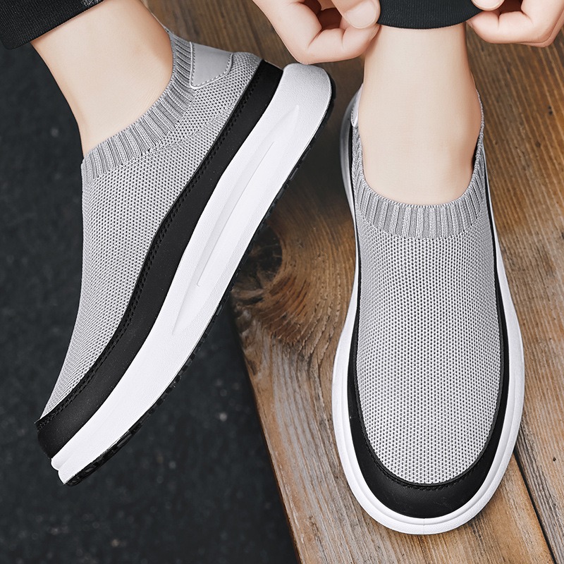2025年新作 メンズシューズ 通気性メッシュ キャンバスシ - Breathable Mesh Athletic Shoes のレビューと価格