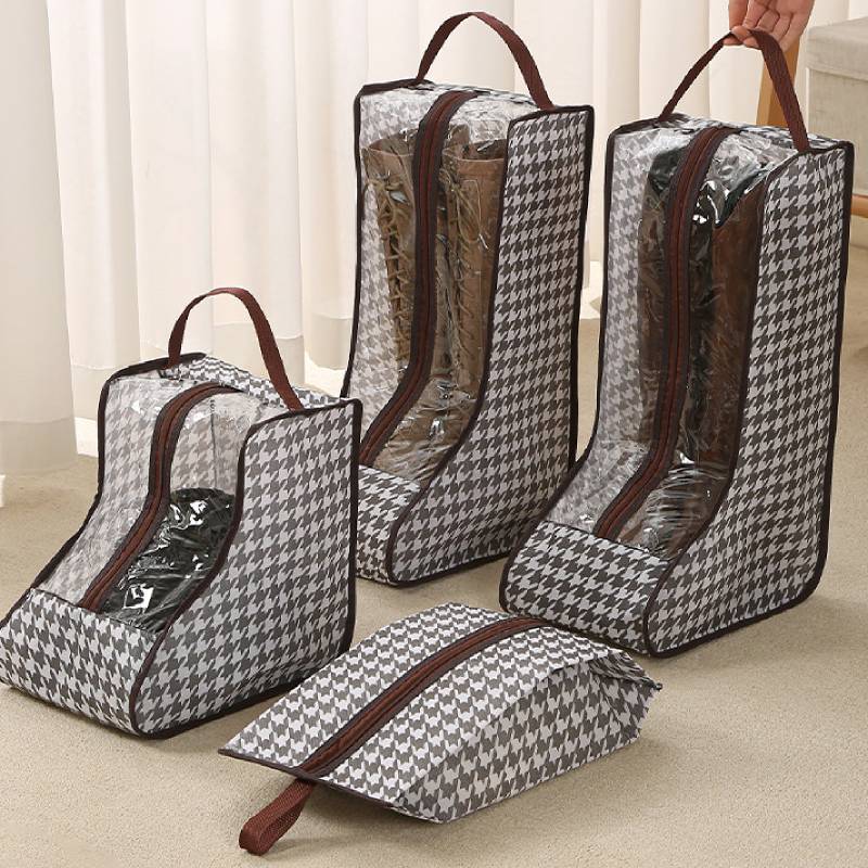 背の高いブーツ収納バッグ 透明なPVC窓付き 通気性のある防 - Women'S Shoes のレビューと価格
