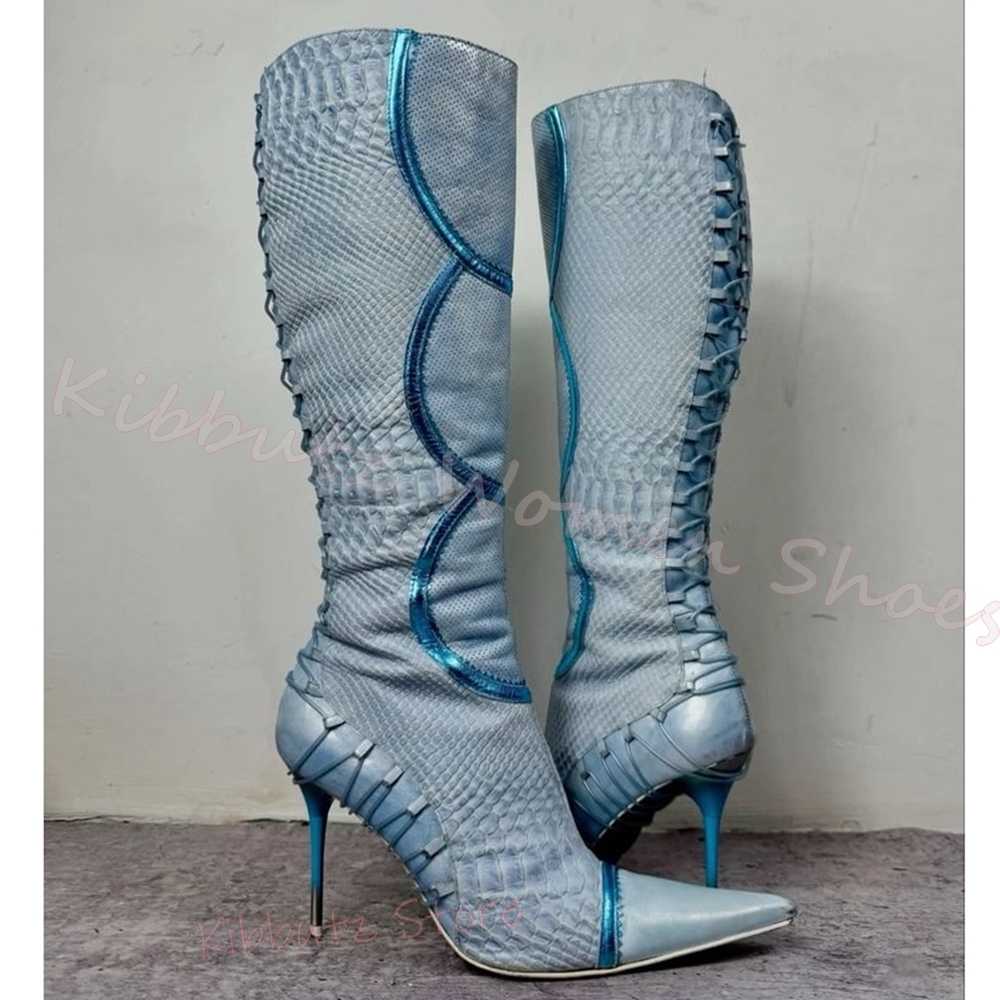 ブーツ ニーハイ メタリックアクセント レディース ファッシ - Heels のレビューと価格