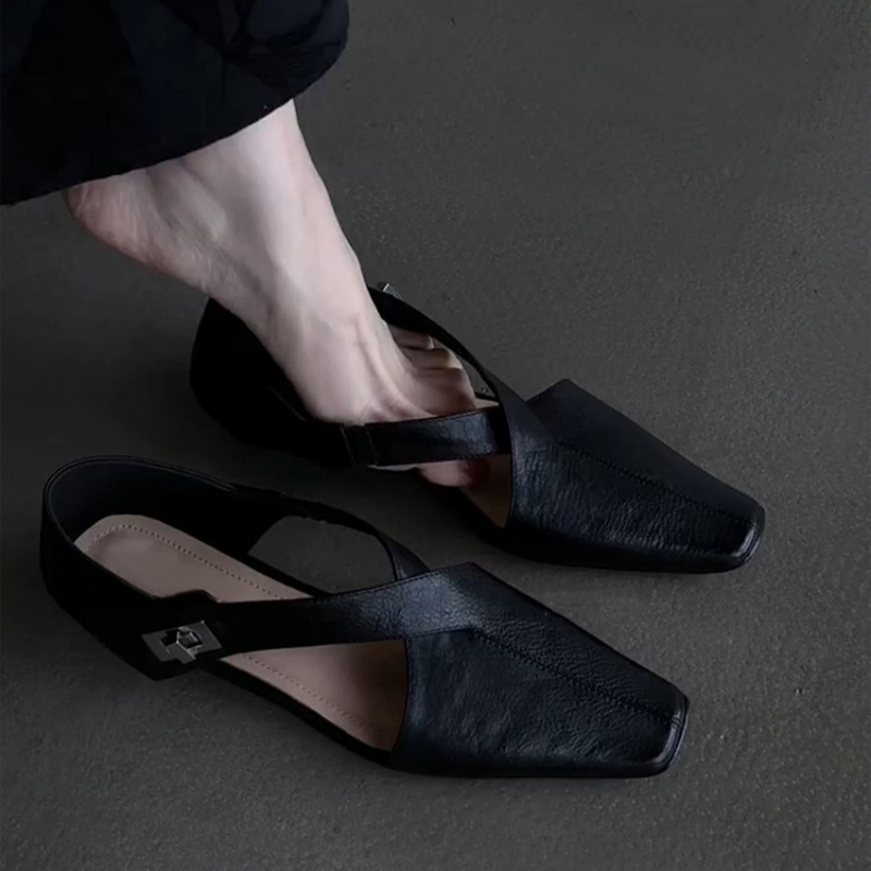 レディース スクエアトゥ クロスストラップ スリングバック  - Sandals のレビューと価格